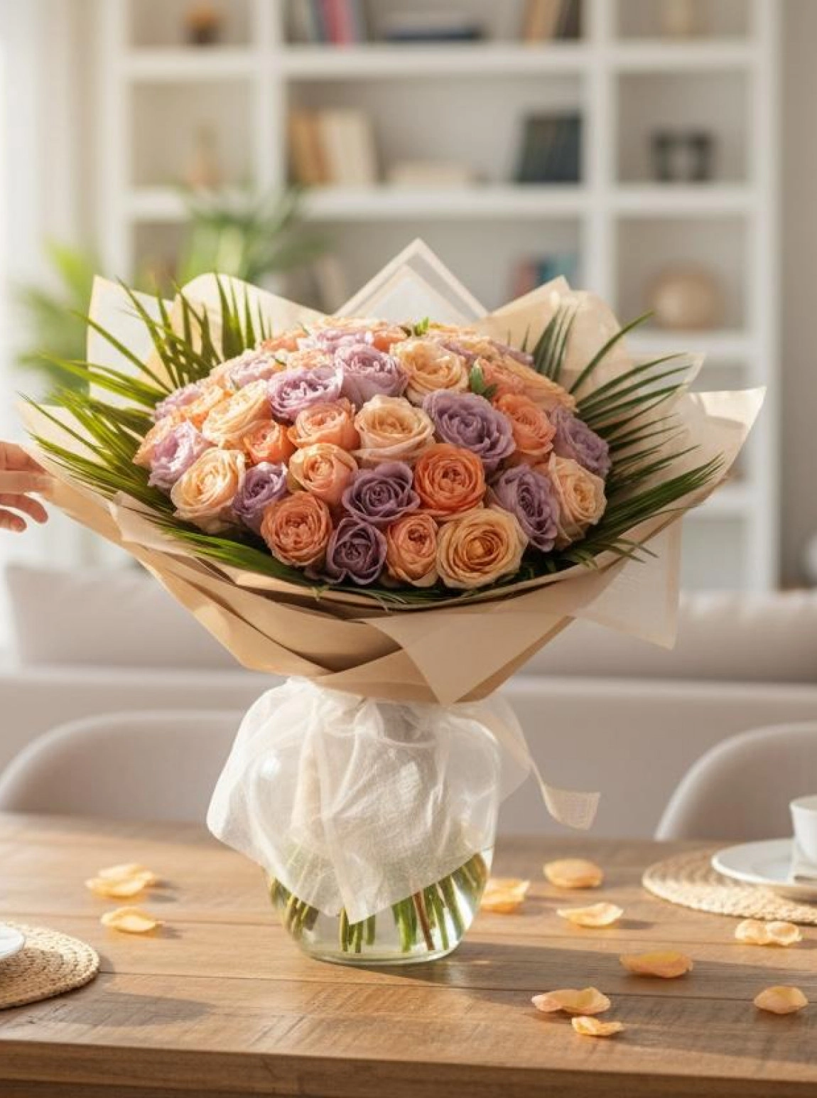 41 Renkli Premium  Gül Buketi