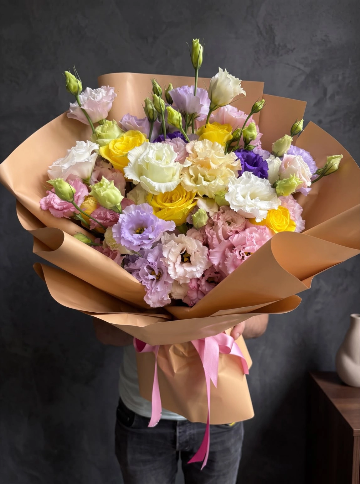 Elia Lisianthus-Renkli Lisyantus Buketi