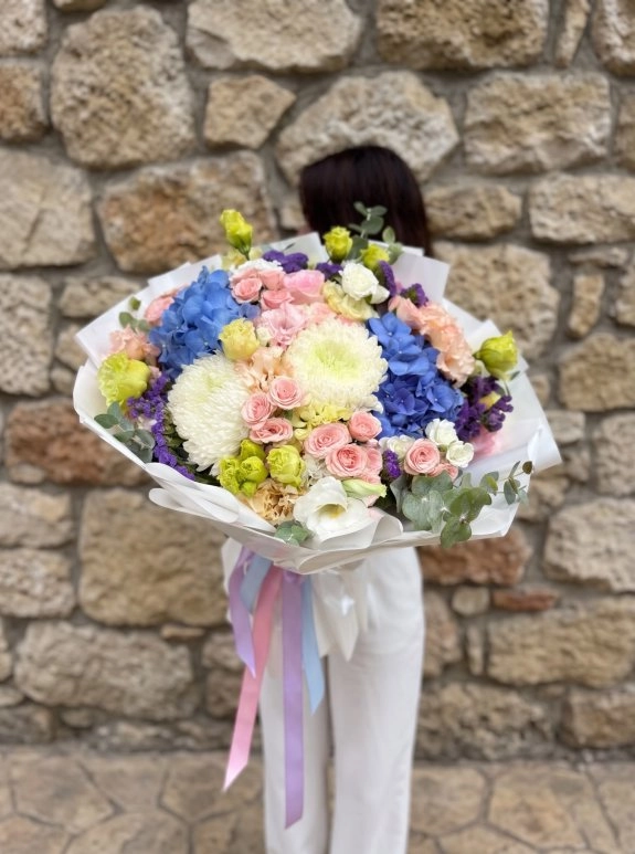 Alpelia Hydrangea Bouquet- Elia Ortanca Buketi