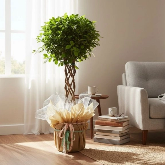 Örgülü Benjamin-Ficus Microcarpa